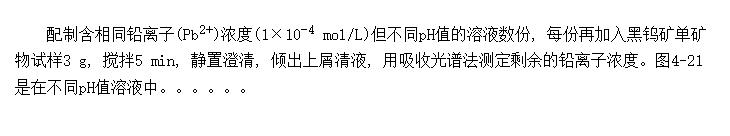 ڲͬpHֵҺǦ(Pb<sup>2+</sup>)ںٿⶨ