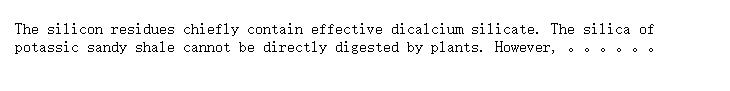 Crop planting tests using silicon residues