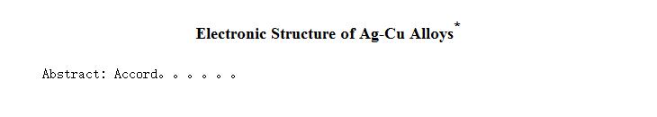 Electronic Structure of Ag-Cu Alloys