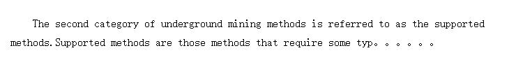 Supported Methods of Underground Mining(¿ɽ֧ɿ)