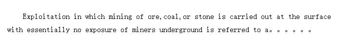 Mechanical Mining Methods of Surface Mining (¶ɿеĻеɿ󷽷)