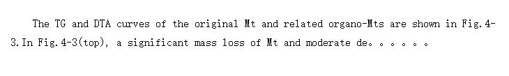 TG-DTA analyses