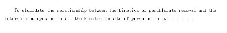 Adsorption kinetic of perchlorate on organo-montmorillonites