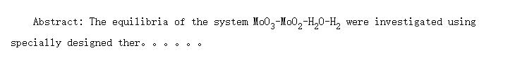 Equilibria of the System MoO3-MoO2-H2O-H2 and Phase Diagram for the System Mo-O between 400 and 700*