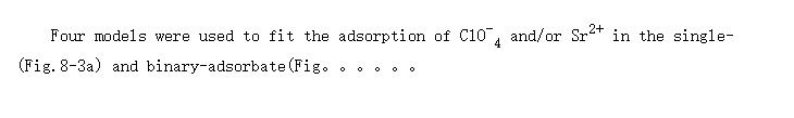 Adsorption isotherms