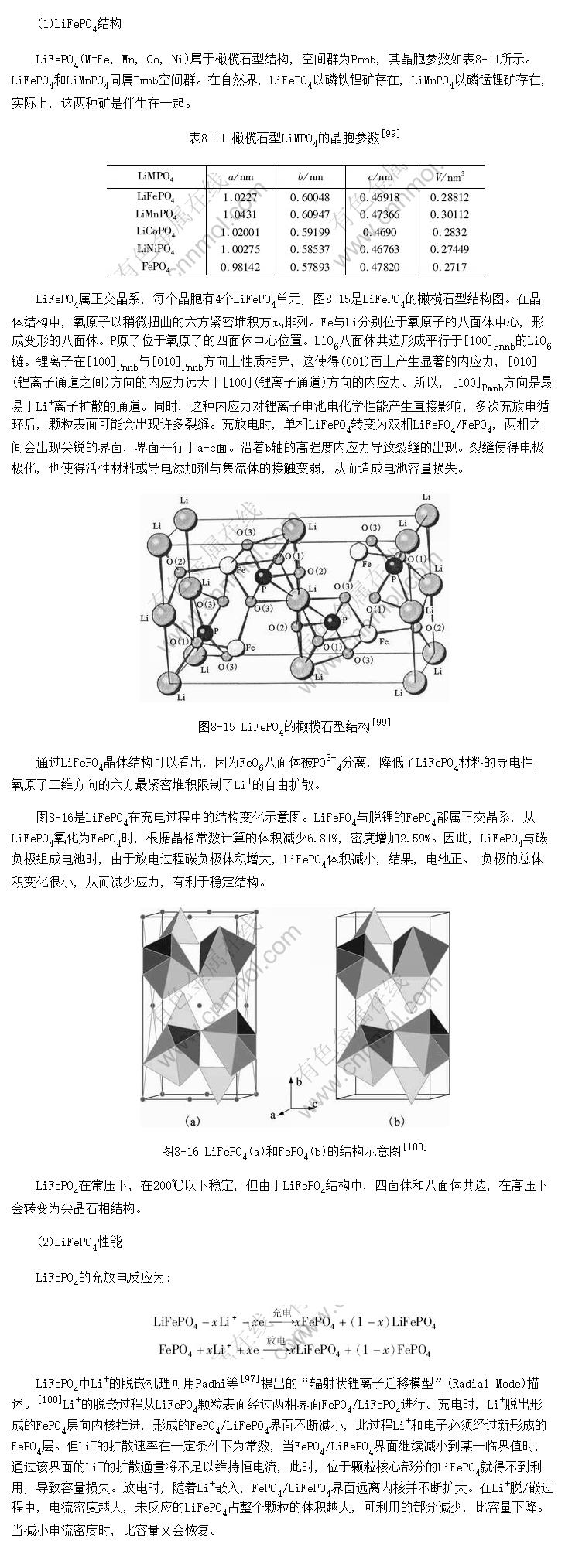 LiFePO<SUB>4</SUB>Ľṹ