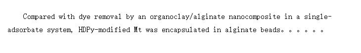 Conclusions of Synergistic Effect of ClO<SUP>-</SUP><SUB>4</SUB> and Sr<SUP>2+</SUP> Adsorption on Alginate-Encapsulated Organo-Montmorillonite Beads: Implication for Radionuclide Immobilization