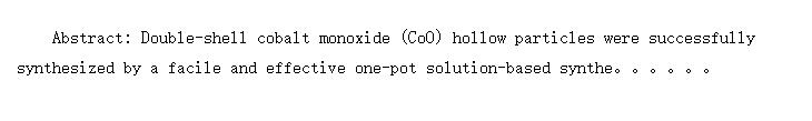 Controllable Fabrication and Magnetic Properties of Double-Shell Cobalt Oxides Hollow Particles