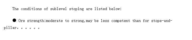 Conditions and applications of sublevel stoping (ֶβɿ󷨵Ӧ)