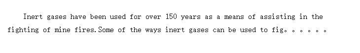 Inert Gases Used in Mine Fires (ڿɽֵĶ)