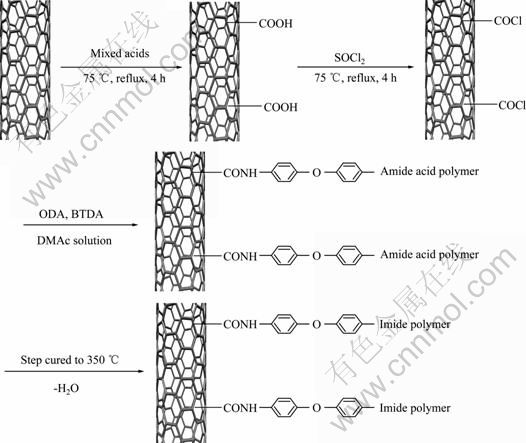 碳纳米管\/聚酰亚胺纳米复合材料的制备及动态